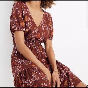 Madewell Butterfly wrap dress